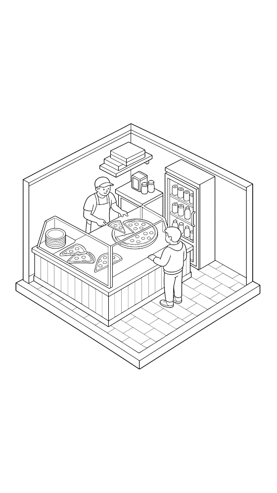 brooklyn dollar slice coloring page for adults — free printable PDF